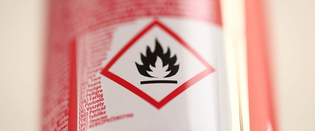 Pictogramme inflammable SGH02